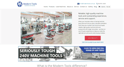 Desktop Screenshot of moderntools.com.au