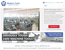 Tablet Screenshot of moderntools.com.au